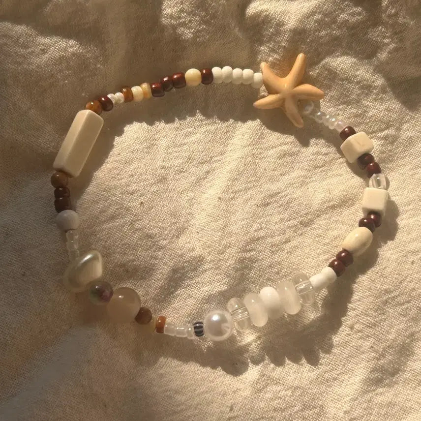 [BUNJANG] Ocean Bohemian Mocha Tone Beaded Bracelet / Ocean Bohemian 오션 보헤미안 비즈팔찌