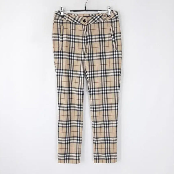 [BUNJANG] Women's Carp Check Slacks / 잉어 여성 체크 슬랙스55