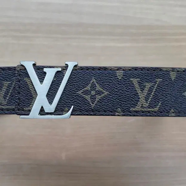 [BUNJANG] Louis Vuitton Monogram Belt Gold Buckle / 루이비통 벨트 모노그램 금장 버클