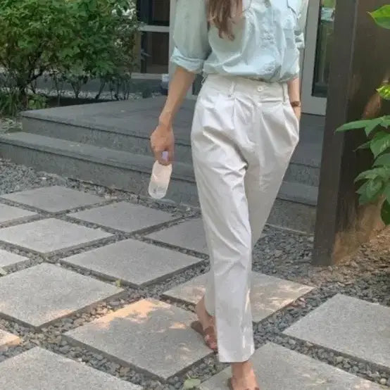 [BUNJANG] Murett/Merrien Pinched Pants (S, New) / 뮤렛/메리엔 씨엔 핀턱 팬츠 (S 새상품)