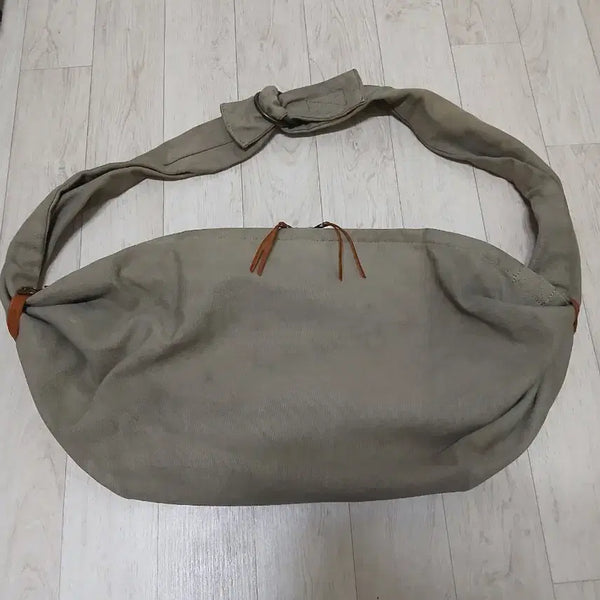 [BUNJANG] Kapital No.6 Canvas Snufkin Bag Khaki / 캐피탈 No.6 캔버스 스너프킨 백 카키 [F]