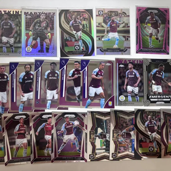 [BUNJANG] Aston Villa Football Card Set / 아스톤 빌라 축구 카드세트
