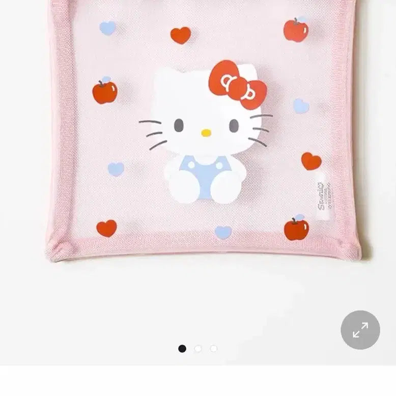 [BUNJANG] Hello Kitty Medium Flat Mesh Pouch / 새상품 헬로키티 납작 메쉬 파우치 중형
