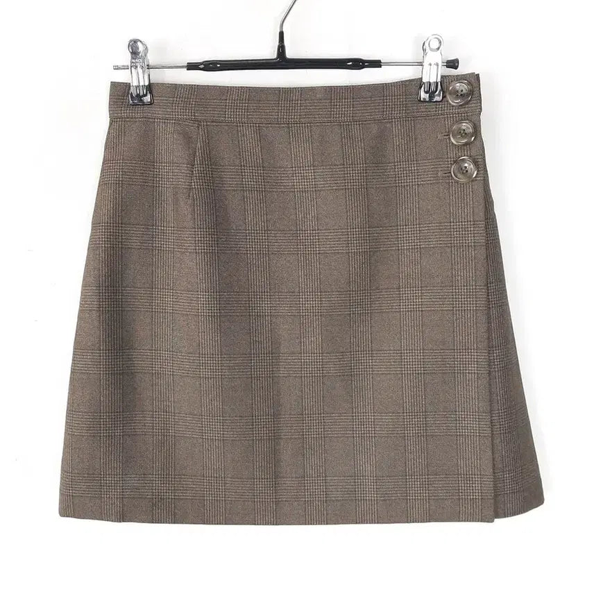 [BUNJANG] OPEN HOUR Checked Skirt S / OPEN HOUR 체크스커트S