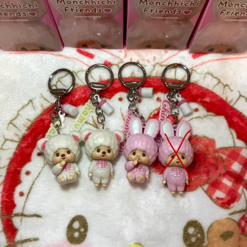 [BUNJANG] GS25 Monchhichi Random Figure Keychain Series 2 / gs25 몬치치 랜덤 키링