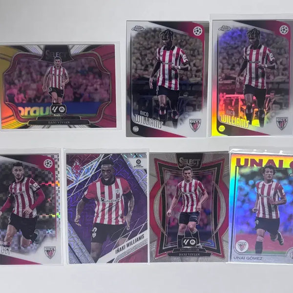 [BUNJANG] Athletic Club Soccer Cards - Nico Williams, Iñaki Williams, Unai Gómez, Dani Vivian / 아틀레틱 클럽 축구 카드 니코 윌리엄스 등