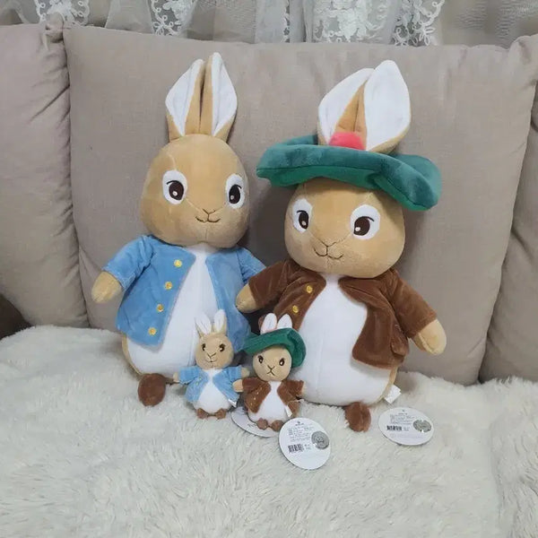 [BUNJANG] Authentic Peter Rabbit Plush Keychain Set (4 Types) / 정품]피터래빗 봉제인형 키링 4종 세트
