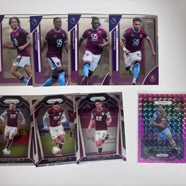 [BUNJANG] Burnley FC Football Card Set (Includes RC Cards) / 번리 FC 축구 카드 세트