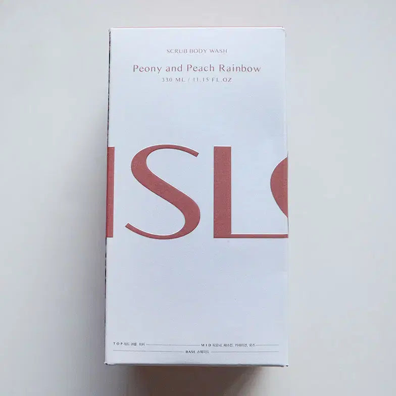 [BUNJANG] Tizzle Peony & Peach Rainbow Scrub Body Wash / 티슬로 피오니 앤 피치 레인보우 스크럽 바디워시
