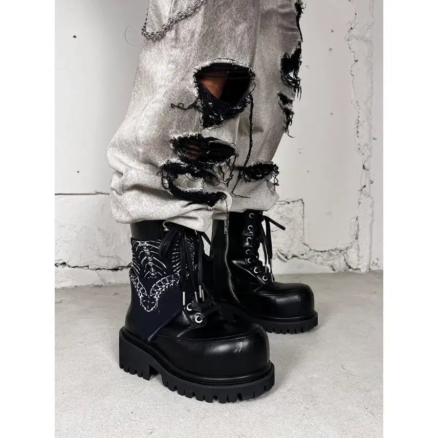 [BUNJANG] Unconscious.jp Obsidian Recurve Boots / Unconscious.jp / obsidian Recurve Boots