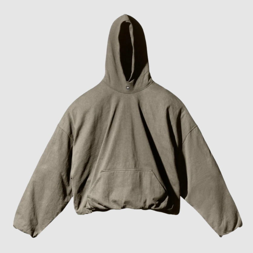 [BUNJANG] Easy Gap Engineered by Balenciaga Padded Hoodie Beige / [L] 이지 갭 엔지니어드 바이 발렌시아가 패디드 후드 베이지