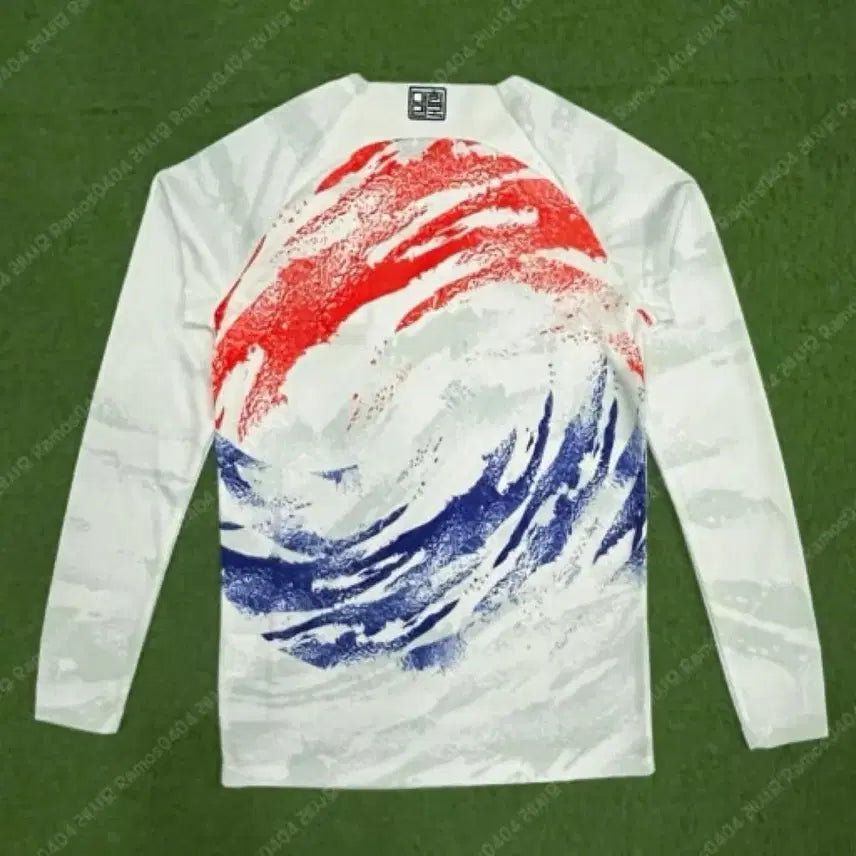 [BUNJANG] South Korea National Football Team 2022-2024 Long Sleeve Pre-Match Top / 22-24 대한민국 프리매치 탑 긴팔 S 판매합니다.
