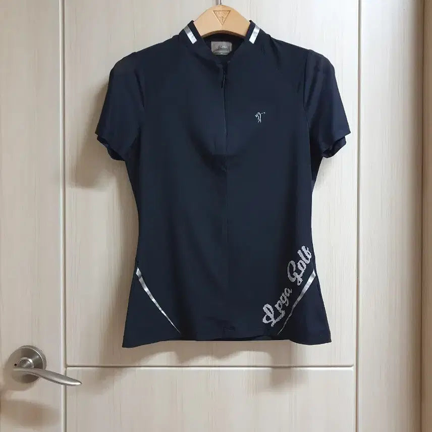 [BUNJANG] LPGA Women's Black Half-Zip Golf Wear (Size 85-90) / (LPGA) 골프웨어 (85~90) 블랙 (반집업)