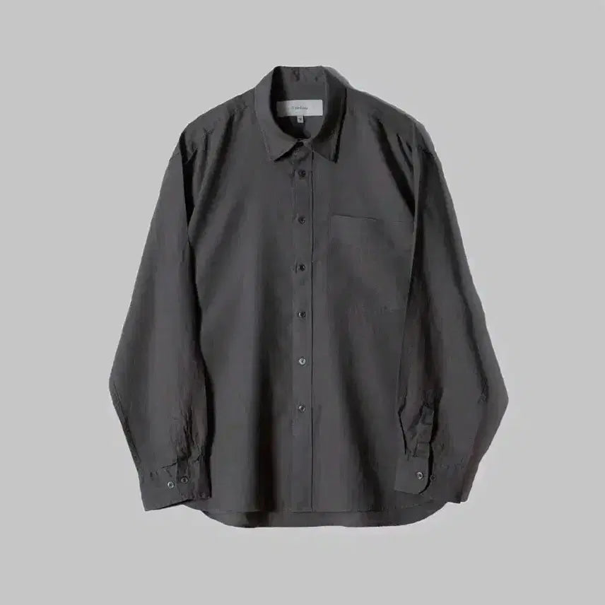 [BUNJANG] Firstfloor French Linen Shirt Taupe Grey / 퍼스트플로어 프렌치 린넨 셔츠 토프 그레이