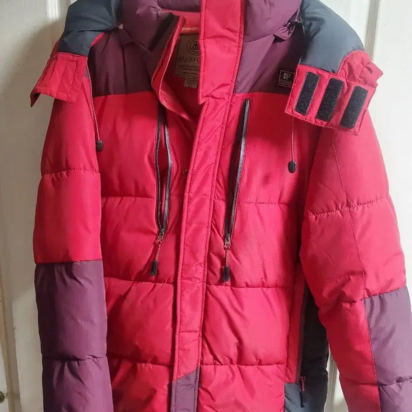 [BUNJANG] Blueport Down Padded Jacket Red XL / 블루포트 다운 패딩 자켓 레드 XL