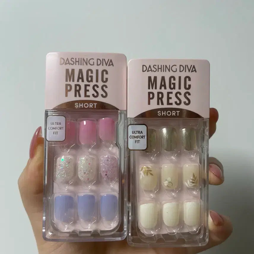 [BUNJANG] Dashing Diva Magic Press Nail Tips Set / 데싱디바 매직프레스 네일팁 2개일괄 교신가능