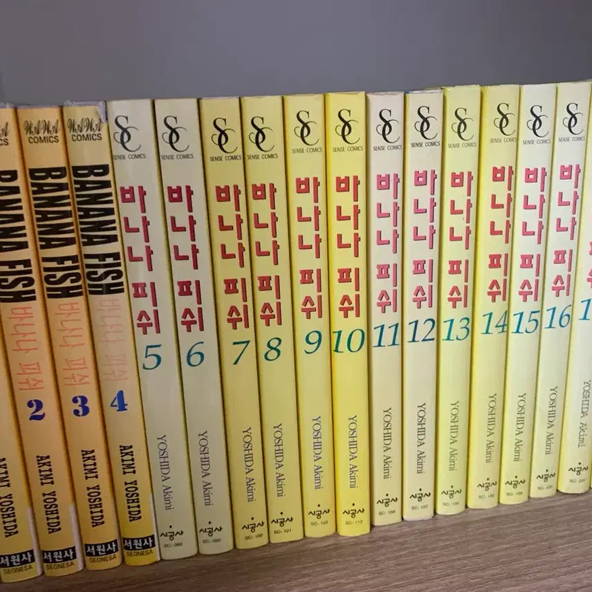 [BUNJANG] Banana Fish Complete Set (Volumes 1-19) / 바나나피쉬 1권~19권 (전권)
