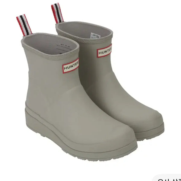 [BUNJANG] Hunter Chelsea Short Rain Boots Light Grey / 헌터 첼시 숏 레인부츠 라이트 그레이