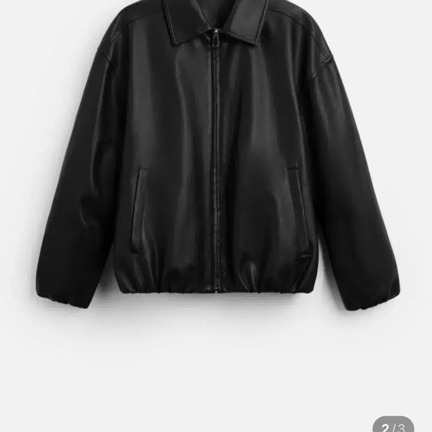[BUNJANG] ZARA Leather Effect Jacket / ZARA 자라 레더 이펙트 자켓 재킷 3046404