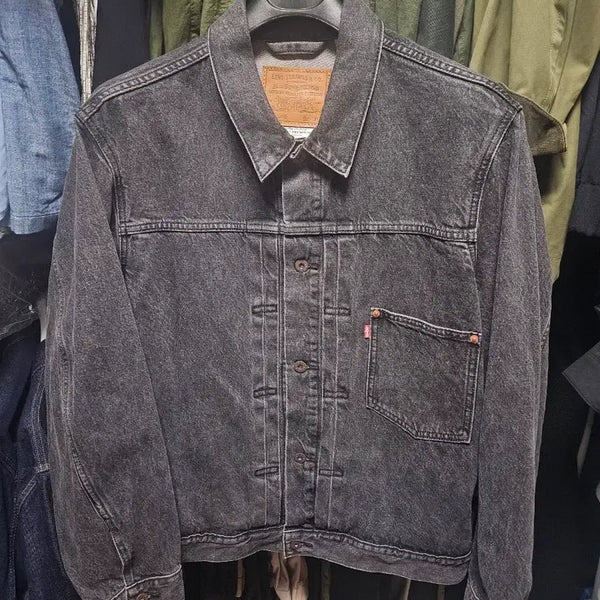 [BUNJANG] Levi's Type 1 Black Denim Jacket XL / 리바이스 타입1 흑청 자켓 XL