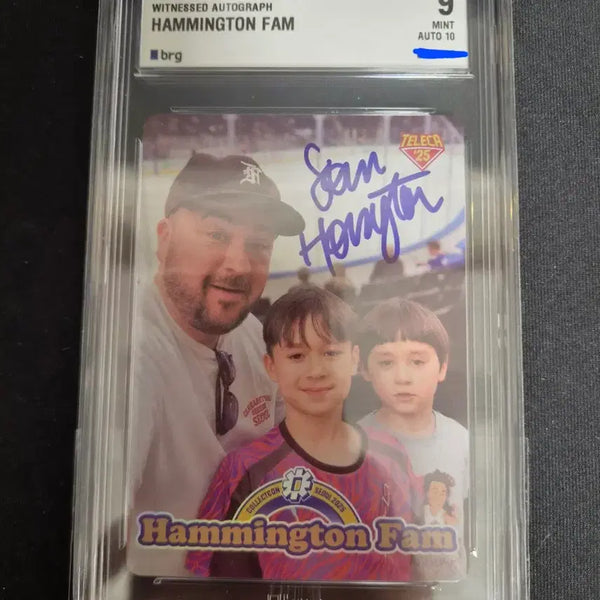 [BUNJANG] Sam Hammington Autographed Signed Trading Card Graded 10 / 2025 테레카 콜렉트콘 샘 해밍턴 친필 싸인 카드 brg 9
