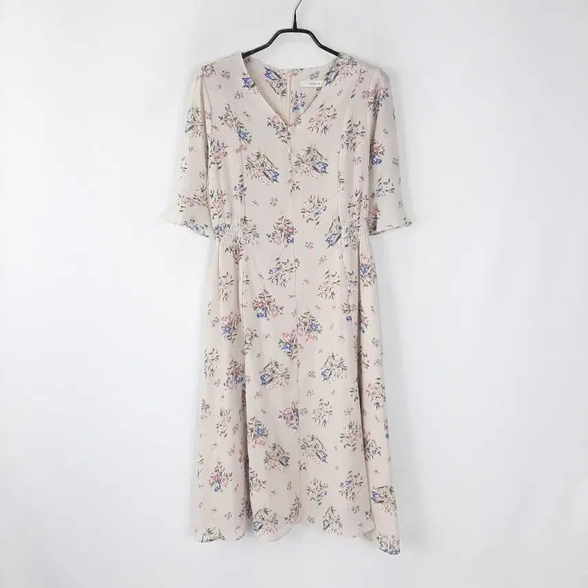 [BUNJANG] Clavis V-neck Flower Dress M / 클라비스 브이넥 플라워 원피스M