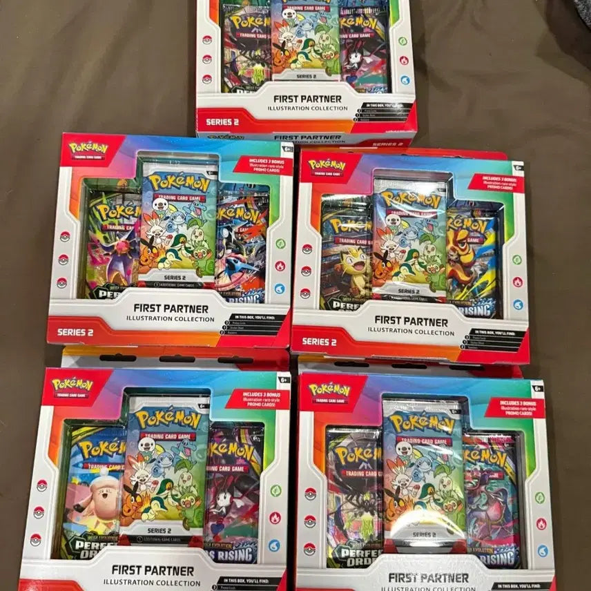 [BUNJANG] Pokemon First Partners Pack 2 (North America Edition) - Sealed Bundle Set of 5 / 포켓몬스터 북미판 미개봉 퍼스트 파트너스 2 5개 일괄