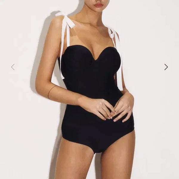 [BUNJANG] Binajay Monokini Swimsuit Black / 비나제이 모노키니 수영복 블랙