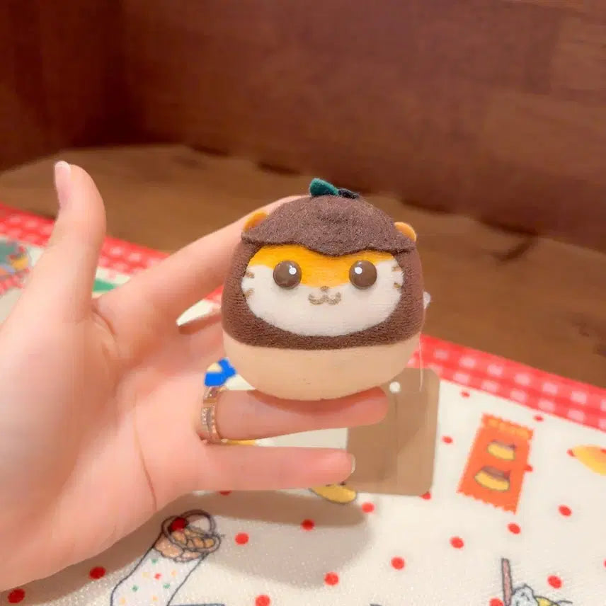 [BUNJANG] Sanrio Korokoro Kuriring Acorn Hamster Plush / 고전 산리오 코로코로쿠리링 밤톨이 햄스터 인형