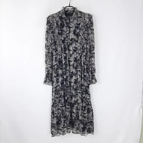 [BUNJANG] Studio Lab Chiffon Long Dress M / 스튜디오 랩 쉬폰 롱 원피스M