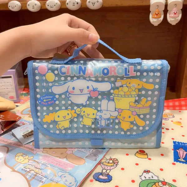 [BUNJANG] Sanrio Cinnamoroll Friends Mocha Waterproof Pouch / 고전 산리오 시나모롤 프렌즈 모카 방수 파우치