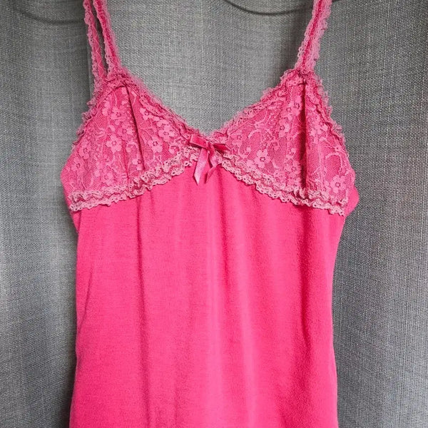 [BUNJANG] Liz Lisa Classic Hime Pink Lace Camisole / 리즈리사 Liz Lisa 고전 히메 핑크 레이스 나시