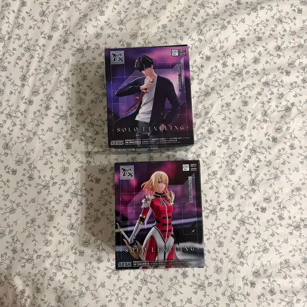 [BUNJANG] Solo Leveling Sung Jinwoo & Cha Hae-in 2-Figure Set (Sealed) / 미개봉 ) 나혼자만 레벨업 피규어 성진우, 차해인 2종 세트