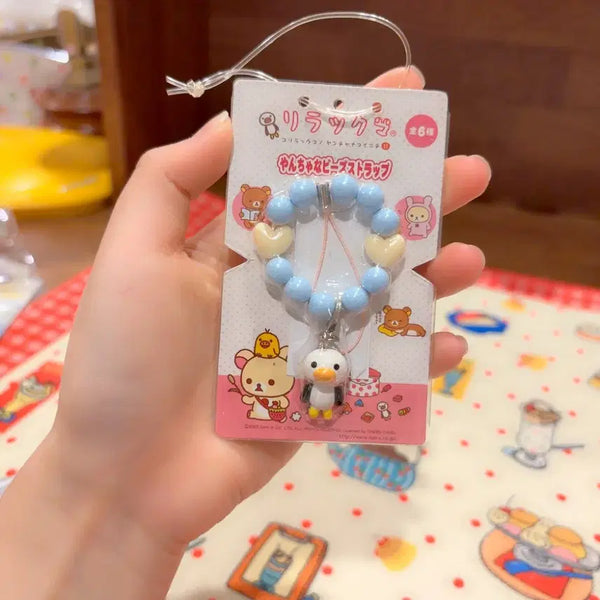 [BUNJANG] San-X Rilakkuma Penguin Plush Charm (Sealed) / 고전 산엑스 코리락쿠마 애착펭귄 피규어 키링 미개봉
