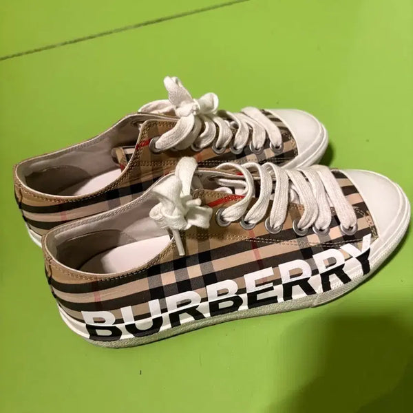 [BUNJANG] Burberry Check Pattern Sneakers / 버버리 스니커즈
