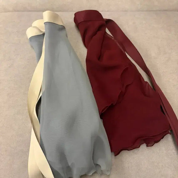 [BUNJANG] Balletsimo Chiffon Plum Skirt / 발레시모 쉬폰 플럼스커트