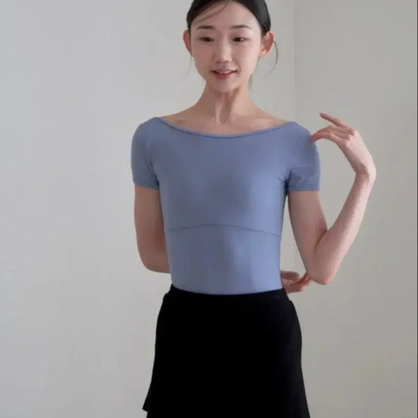 [BUNJANG] Slownov A-Line Ballet Knit Shorts Black / 슬로우노브 발레니트 쇼츠