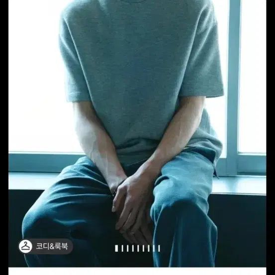 [BUNJANG] Time Homme 26SS Knit T-Shirt / 타임옴므 26ss 니트 티셔츠 105사이즈