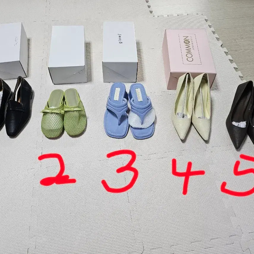[BUNJANG] Women's Shoes Loafers, Mesh Slippers, Flip Flops, Heels / 여성신발