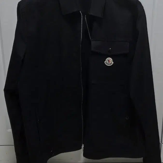 [BUNJANG] Moncler 25SS Gabardine Zip-Up Shirt Jacket Black 2XL / 몽클레어 25SS 개버딘 집업 셔츠쟈켓 블랙 2XL 사이즈