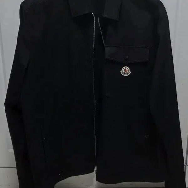 [BUNJANG] Moncler 25SS Gabardine Zip-Up Shirt Jacket Black 2XL / 몽클레어 25SS 개버딘 집업 셔츠쟈켓 블랙 2XL 사이즈