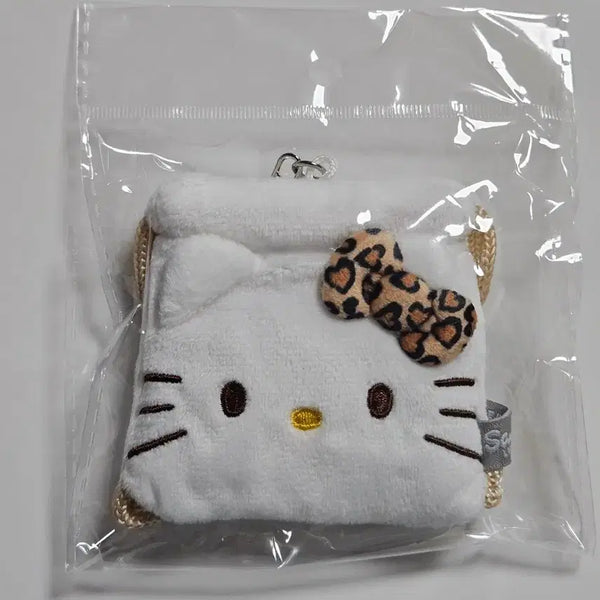 [BUNJANG] Hello Kitty Leopard Mini Pouch Charm / 헬로키티 호피키티 미니 조리개 파우치 키링