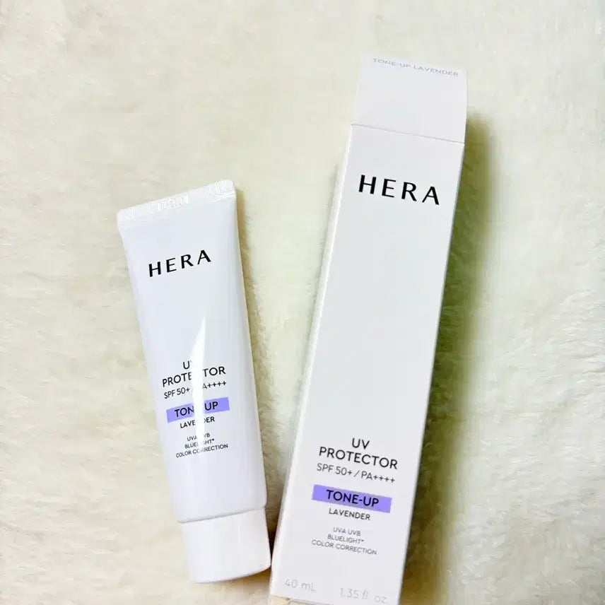 [BUNJANG] Hera UV Protector Tone-Up Lavender SPF50+ PA++++ 40ml / 헤라 UV 프로텍터 톤업 라벤더 SPF50+ PA++++