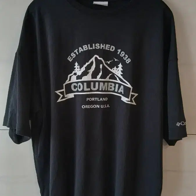 [BUNJANG] Columbia Sportswear Black T-Shirt / 컬럼비아 스포츠웨어 티셔츠 블랙 L 상태좋음