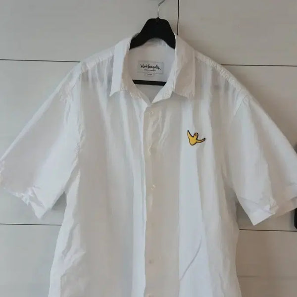[BUNJANG] Mark Gonzales White Shirt Large / 마크 곤잘레스 화이트 셔츠 라지  상태좋음 세탁완료