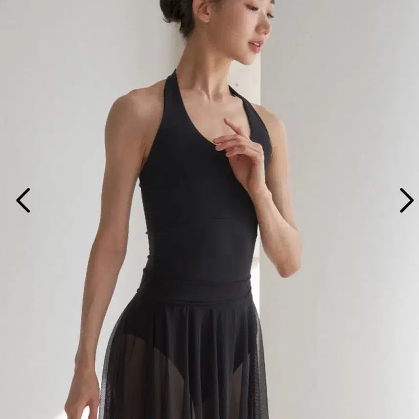 [BUNJANG] Slow Nov Halterneck Leotard Black M / 슬로우노브 홀터넥 레오타드 블랙 M