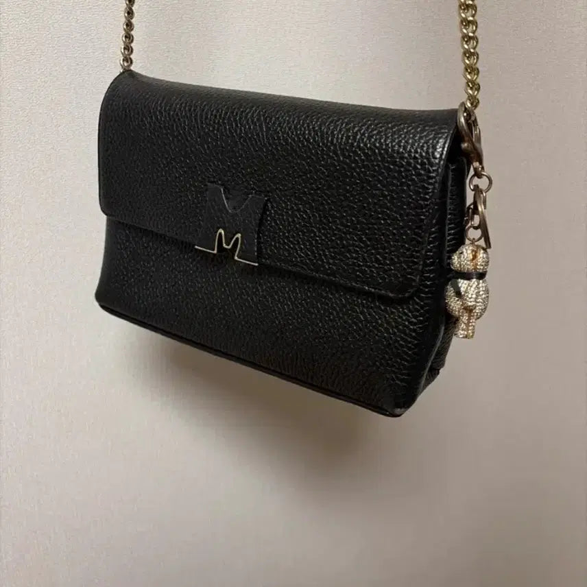 [BUNJANG] Metrocoty Black Chain Bag / 메트로시티 블랙 체인백