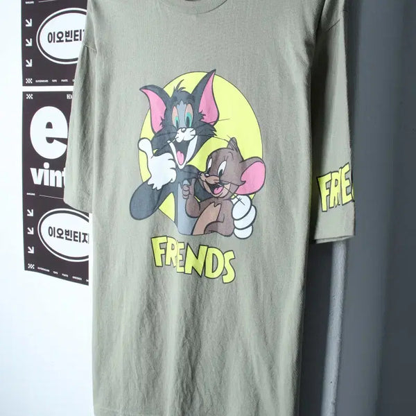 [BUNJANG] Brand Vintage Tom and Jerry Graphic T-Shirt XL-2XL / (XL-2XL) 브랜드빈티지 반팔 티셔츠 빅사이즈 톰과제리-H34602