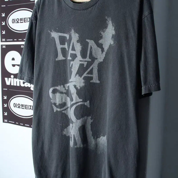 [BUNJANG] The Mile Pigment Graphic Short Sleeve T-Shirt L-XL / (L-XL) 더마일 반팔 티셔츠 피그먼트 그래픽 스트릿-H34608