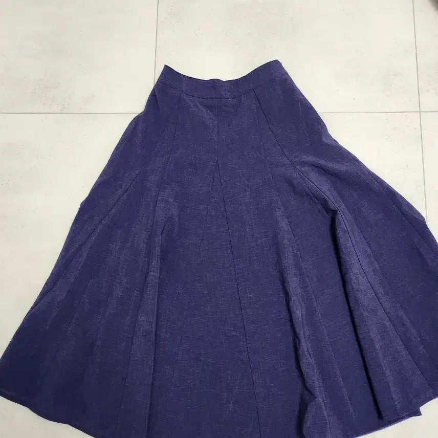 [BUNJANG] LATT Purple Flare Long Skirt / LATT퍼플 플레어 스커트44